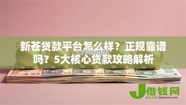 新苍贷款平台怎么样？正规靠谱吗？5大核心贷款攻略解析