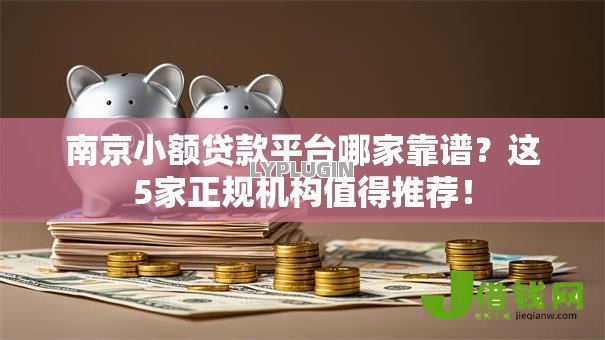 南京小额贷款平台哪家靠谱？这5家正规机构值得推荐！