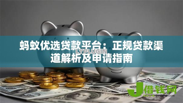 蚂蚁优选贷款平台：正规贷款渠道解析及申请指南