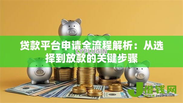 贷款平台申请全流程解析:从选择到放款的关键步骤 贷款平台申请全流程解析:从选择到放款的关键步骤