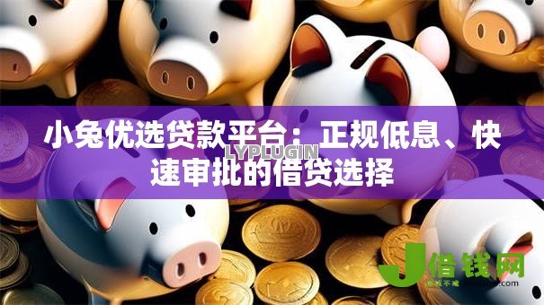 小兔优选贷款平台：正规低息、快速审批的借贷选择