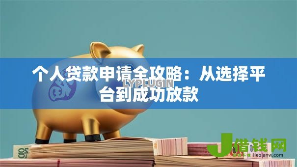 个人贷款申请全攻略：从选择平台到成功放款