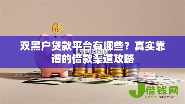 双黑户贷款平台有哪些？真实靠谱的借款渠道攻略