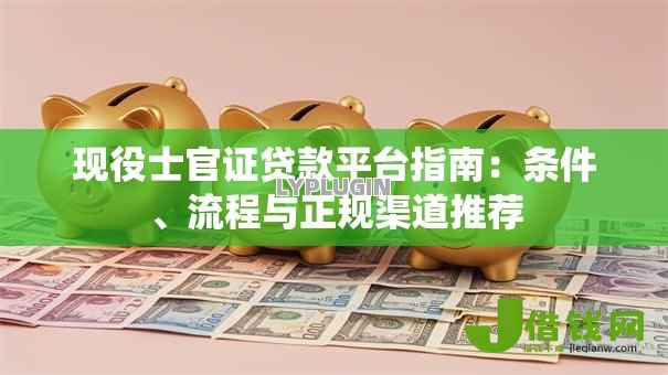 现役士官证贷款平台指南：条件、流程与正规渠道推荐