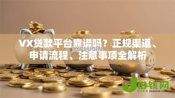VX贷款平台靠谱吗？正规渠道、申请流程、注意事项全解析