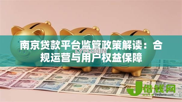 南京贷款平台监管政策解读:合规运营与用户权益保障 南京贷款平台监管政策解读:合规运营与用户权益保障