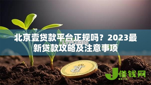 北京壹贷款平台正规吗？2023最新贷款攻略及注意事项