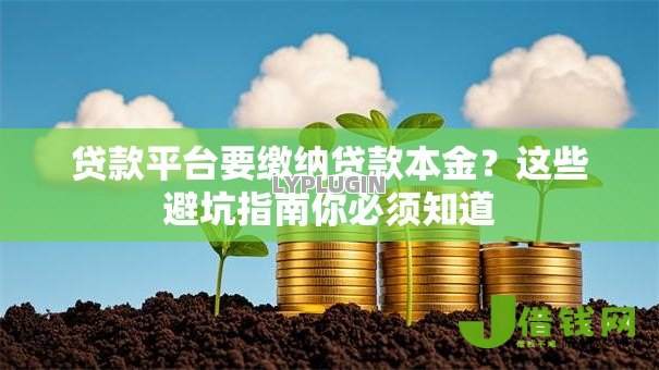 贷款平台要缴纳贷款本金?这些避坑指南你必须知道 贷款平台要缴纳贷款本金?这些避坑指南你必须知道
