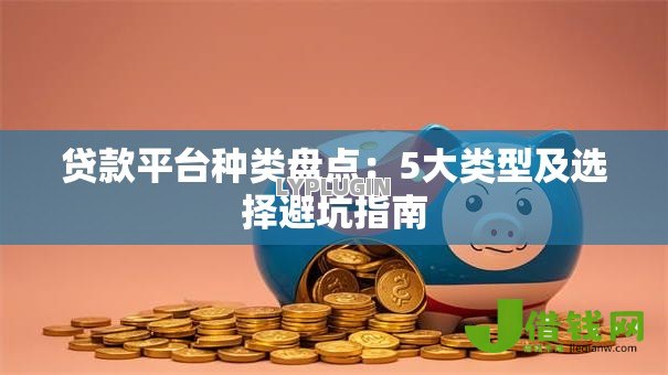 贷款平台种类盘点:5大类型及选择避坑指南 贷款平台种类盘点:5大类型及选择避坑指南