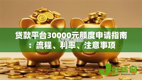 贷款平台30000元额度申请指南:流程、利率、注意事项 贷款平台30000元额度申请指南:流程、利率、注意事项