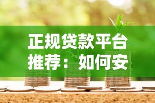 正规贷款平台推荐：如何安全快速借到钱