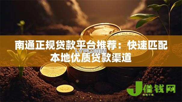 南通正规贷款平台推荐：快速匹配本地优质贷款渠道