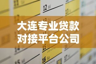 大连专业贷款对接平台公司：高效解决资金需求指南