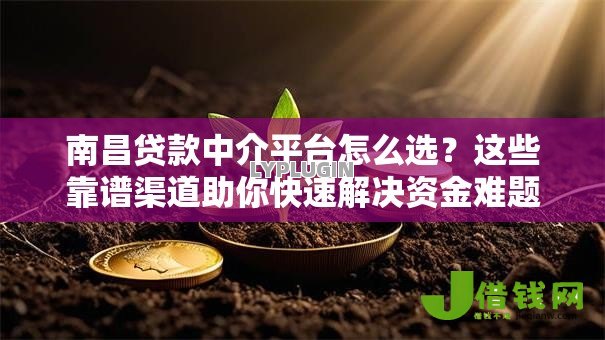 南昌贷款中介平台怎么选?这些靠谱渠道助你快速解决资金难题 南昌贷款中介平台怎么选?这些靠谱渠道助你快速解决资金难题