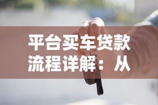 平台买车贷款流程详解:从申请到放款全指南 平台买车贷款流程详解:从申请到放款全指南