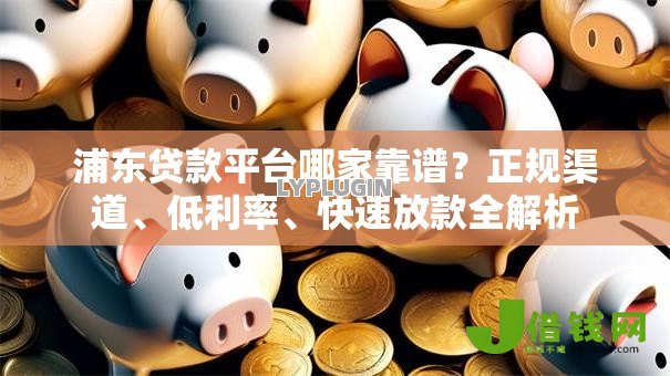 浦东贷款平台哪家靠谱?正规渠道、低利率、快速放款全解析 浦东贷款平台哪家靠谱?正规渠道、低利率、快速放款全解析