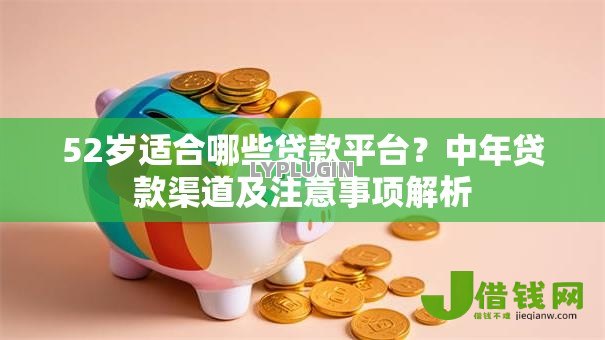 52岁适合哪些贷款平台？中年贷款渠道及注意事项解析