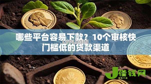 哪些平台容易下款？10个审核快门槛低的贷款渠道