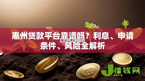 惠州贷款平台靠谱吗？利息、申请条件、风险全解析