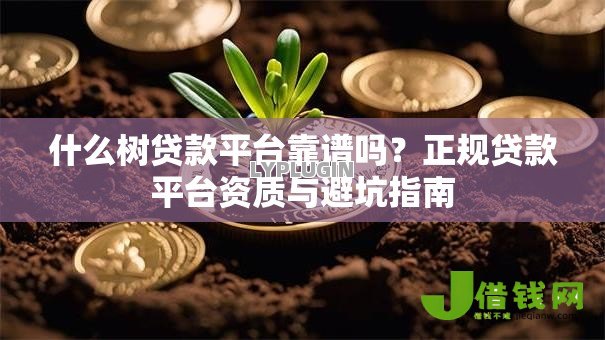 什么树贷款平台靠谱吗？正规贷款平台资质与避坑指南