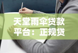 天堂雨伞贷款平台：正规贷款产品解析及申请指南