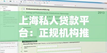 上海私人贷款平台:正规机构推荐及申请避坑指南 上海私人贷款平台:正规机构推荐及申请避坑指南