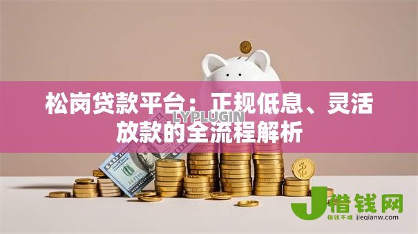 松岗贷款平台：正规低息、灵活放款的全流程解析