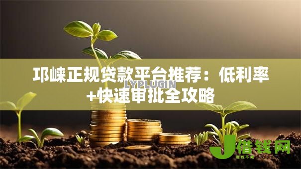 邛崃正规贷款平台推荐:低利率+快速审批全攻略 邛崃正规贷款平台推荐:低利率+快速审批全攻略