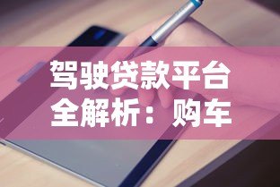 驾驶贷款平台全解析：购车贷款申请流程与避坑指南