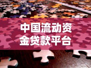 中国流动资金贷款平台解析：选择策略与风险防范指南