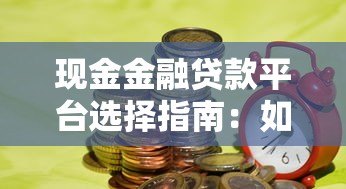 现金金融贷款平台选择指南:如何快速找到靠谱的贷款渠道 现金金融贷款平台选择指南:如何快速找到靠谱的贷款渠道