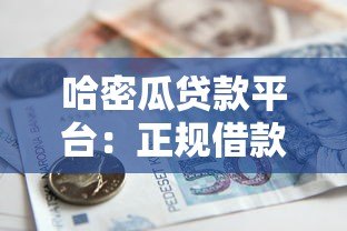哈密瓜贷款平台：正规借款渠道解析及申请攻略