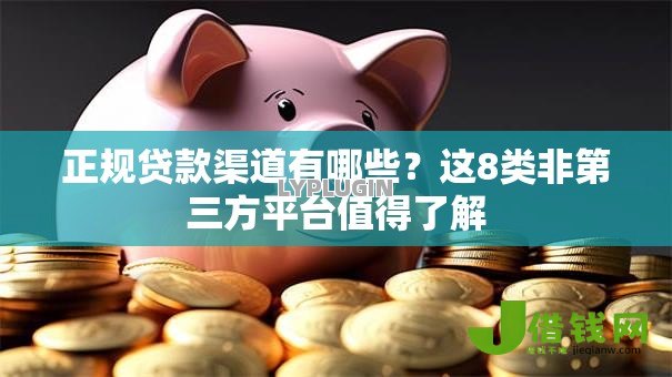 正规贷款渠道有哪些？这8类非第三方平台值得了解