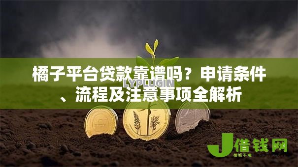 橘子平台贷款靠谱吗？申请条件、流程及注意事项全解析