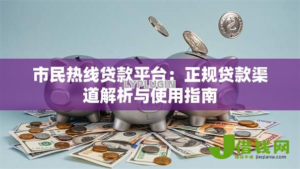 市民热线贷款平台：正规贷款渠道解析与使用指南