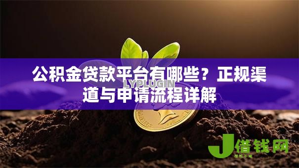 公积金贷款平台有哪些？正规渠道与申请流程详解