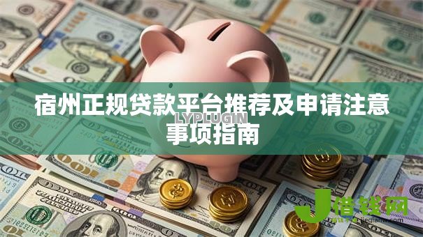 宿州正规贷款平台推荐及申请注意事项指南 宿州正规贷款平台推荐及申请注意事项指南