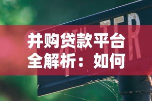 并购贷款平台全解析：如何高效选择与申请指南
