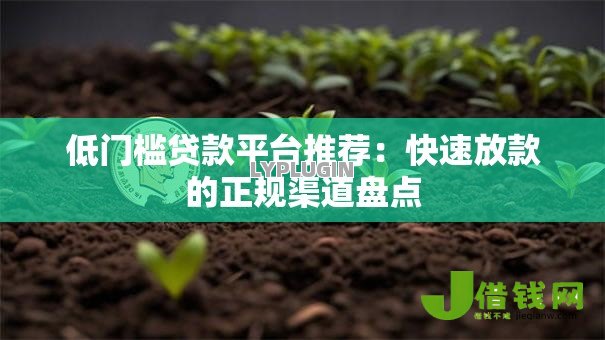 低门槛贷款平台推荐:快速放款的正规渠道盘点 低门槛贷款平台推荐:快速放款的正规渠道盘点