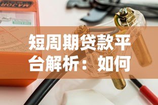 短周期贷款平台解析：如何安全高效解决短期资金需求