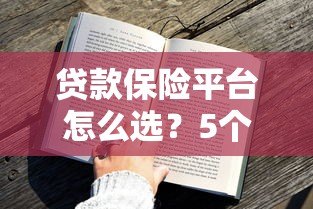 贷款保险平台怎么选？5个关键点教你找到靠谱方案