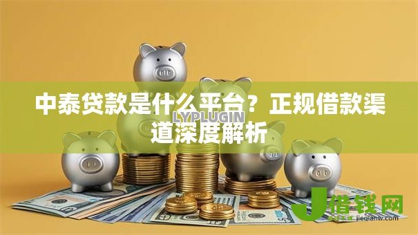 中泰贷款是什么平台？正规借款渠道深度解析