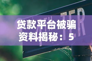 贷款平台被骗资料揭秘:5大常见手法与防范指南 贷款平台被骗资料揭秘:5大常见手法与防范指南