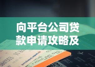 向平台公司贷款申请攻略及注意事项详解
