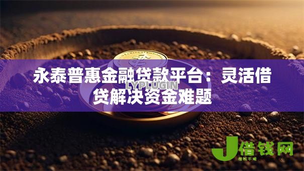 永泰普惠金融贷款平台：灵活借贷解决资金难题