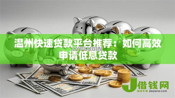 温州快速贷款平台推荐：如何高效申请低息贷款