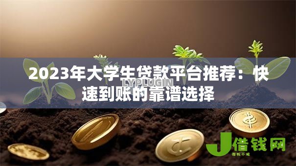 2023年大学生贷款平台推荐：快速到账的靠谱选择