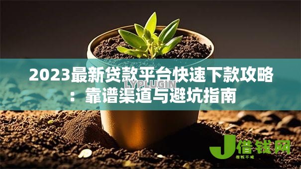 2023最新贷款平台快速下款攻略:靠谱渠道与避坑指南 2023最新贷款平台快速下款攻略:靠谱渠道与避坑指南
