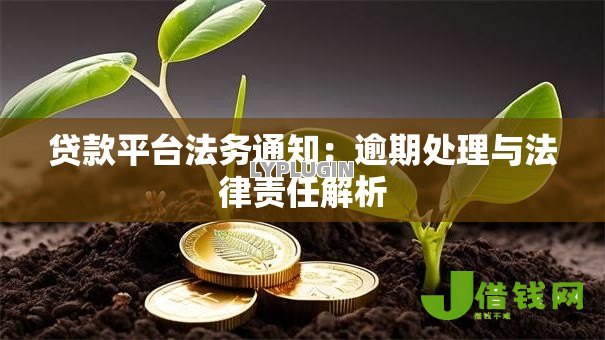 贷款平台法务通知:逾期处理与法律责任解析 贷款平台法务通知:逾期处理与法律责任解析