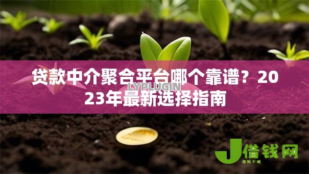 贷款中介聚合平台哪个靠谱？2023年最新选择指南